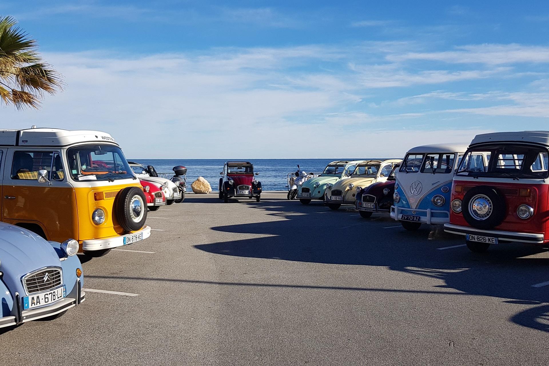 Vintage roads team building voiture vintage