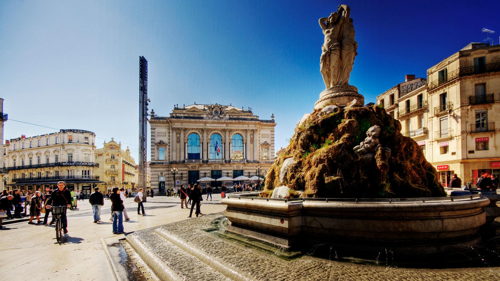 Place de la comédie montpellier